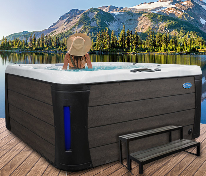 Calspas hot tub being used in a family setting - hot tubs spas for sale Calgary